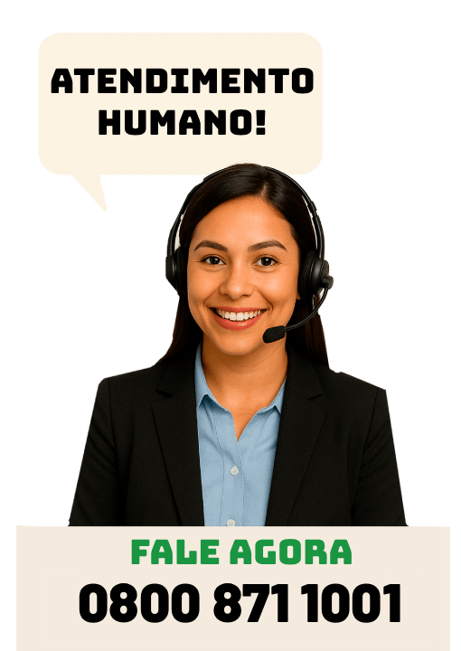 Fale com humanos!
